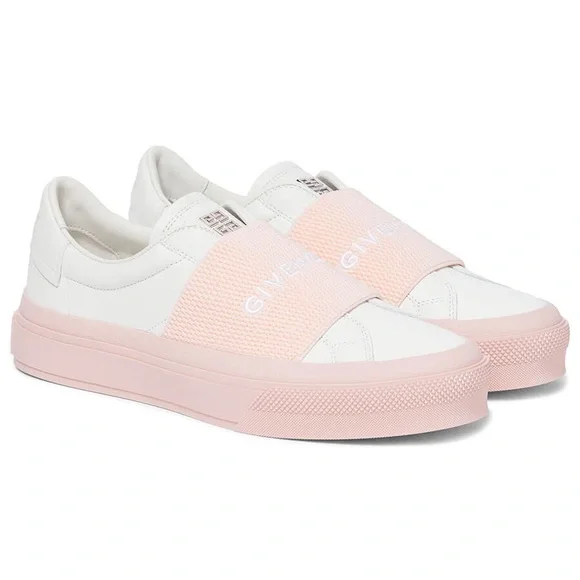 Givenchy | Shoes | Givenchy White Pink City Court Slipon Sneakers 